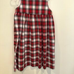 Kelly's Kids Red and White Plaid Dress